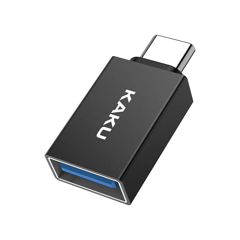 KAKU KSC-532 adaptér USB-C / USB OTG, čierny 