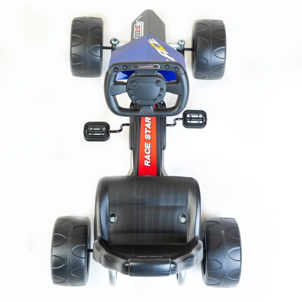 Detská šliapacia motokára Go-kart Baby Mix Speedy modrá , 20C55304 