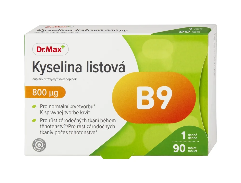 Dr.Max Kyselina listová 800 µg