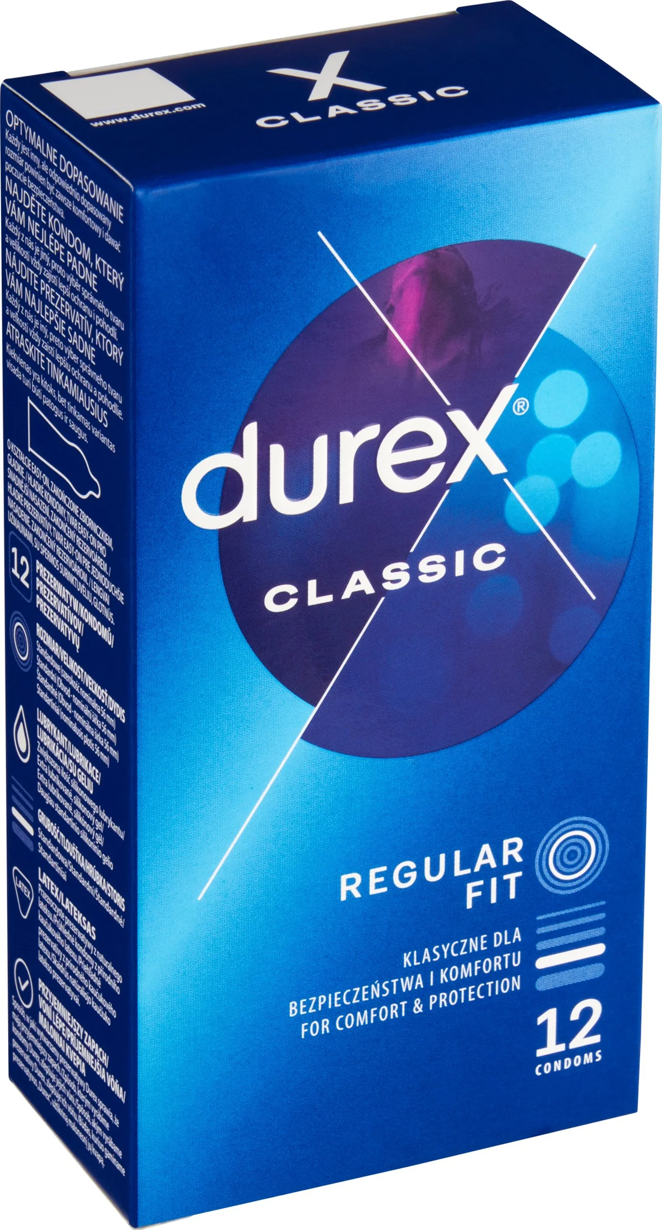 DUREX Classic 1×12 ks, kondómy