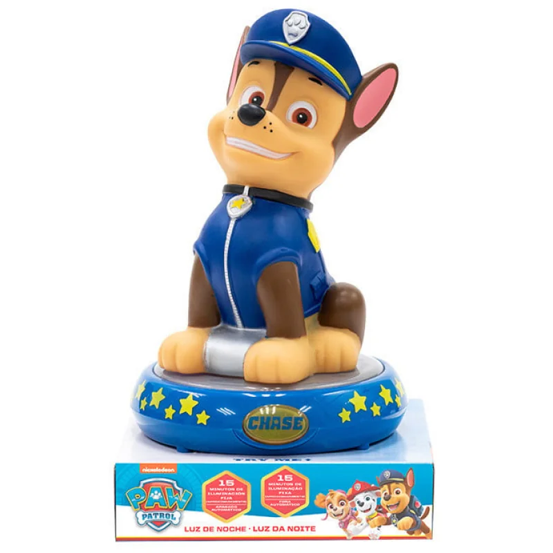 Kids Euroswan 3D nočné svetlo - Paw Patrol, Chase 