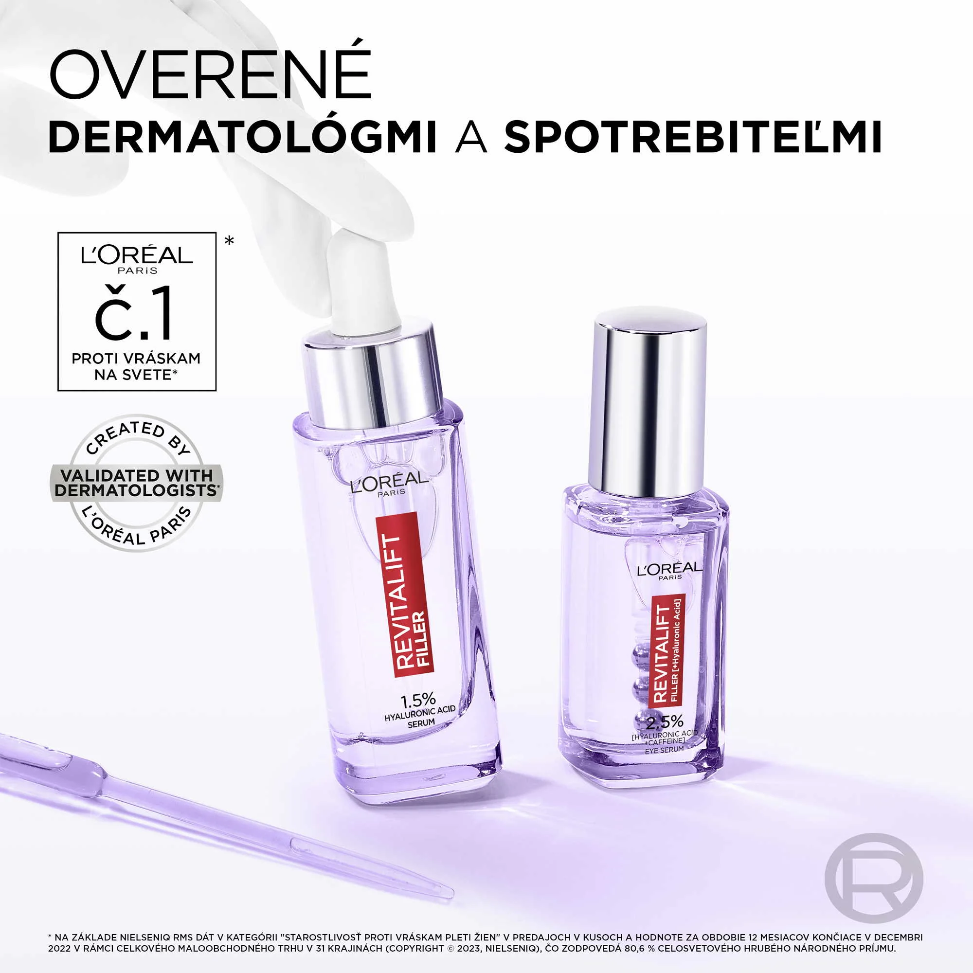 L'Oréal Paris Revitalift Filler Sérum proti vráskam s 1,5% čistej kyseliny hyalurónovej, 30 ml 1×30 ml, sérum proti vráskam