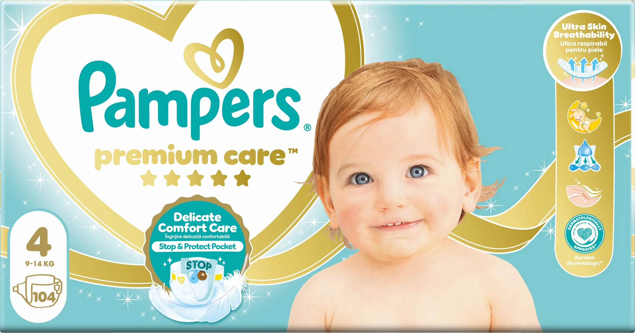 Pampers premium care 4 MAXI Mega box