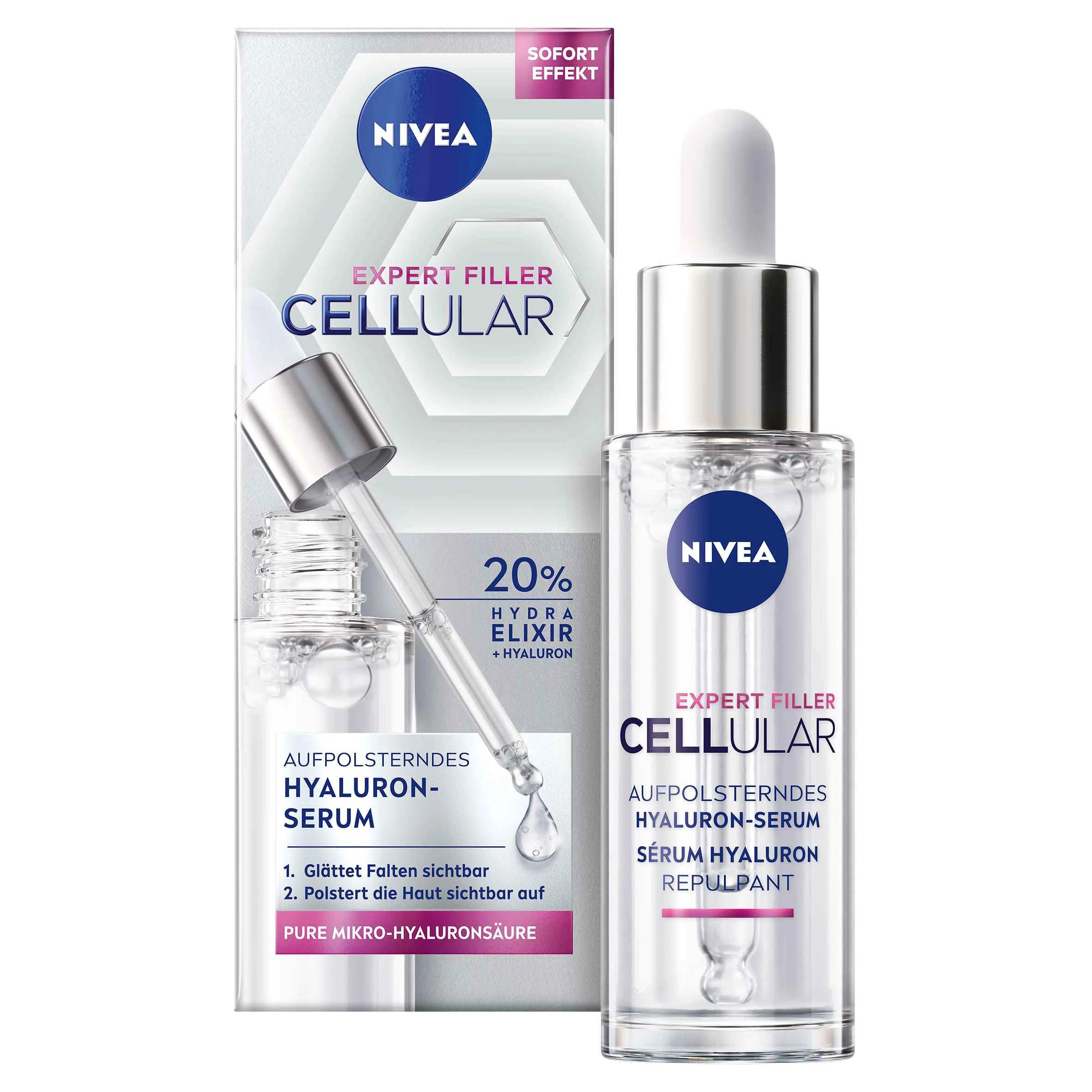 Nivea Vypĺňajúce sérum Cellular Expert Filler 30ml 1×30 ml, pleťové sérum