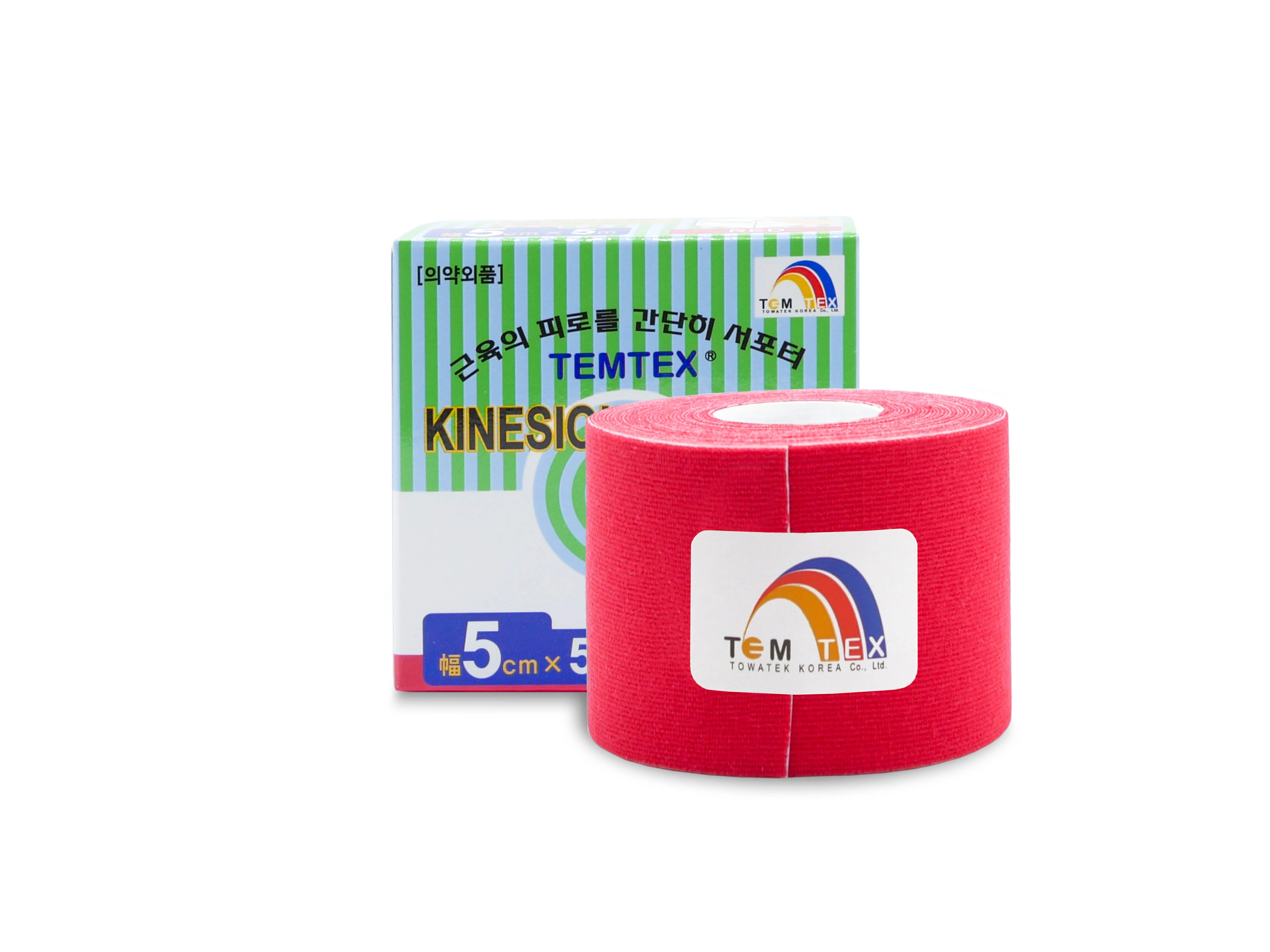 TEMTEX tape Classic 5 cm x 5 m červený