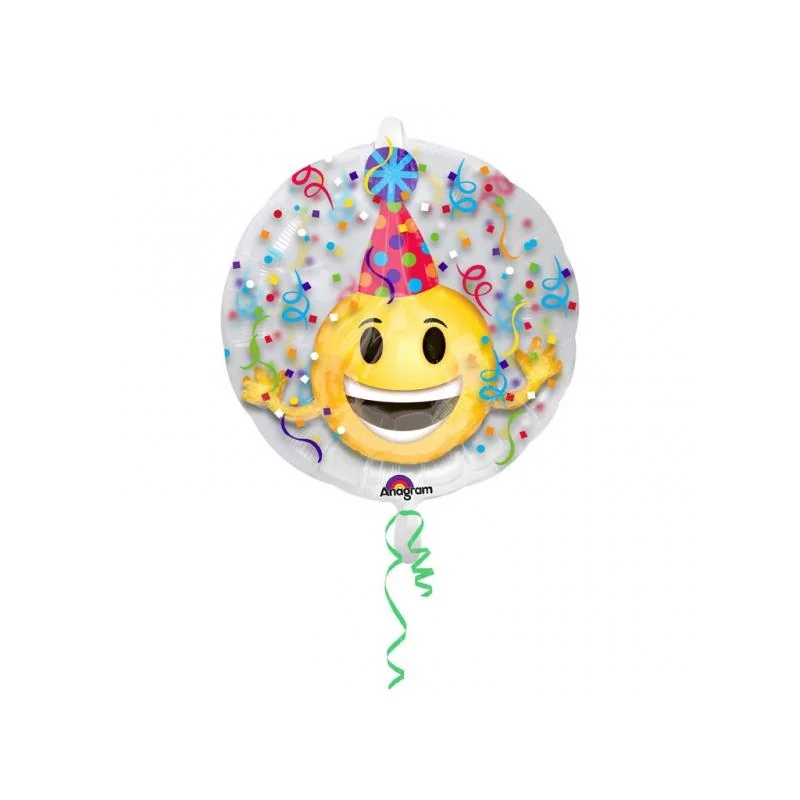 Amscan Fóliový balón Smiley Party 60cm 