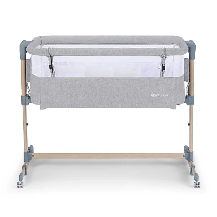 KINDERKRAFT Postieľka detská polohovateľná Neste Air Grey Wood