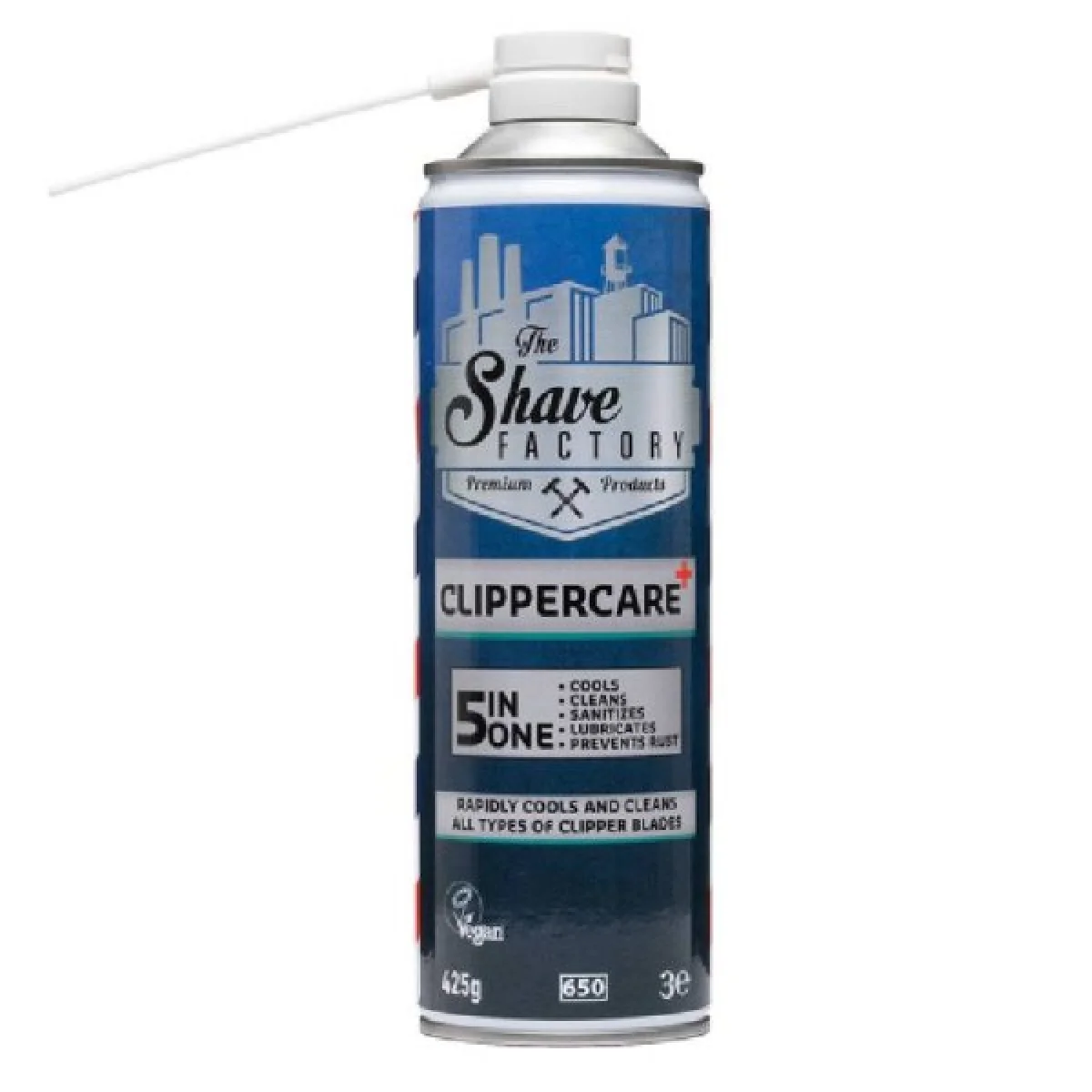 Sprej na strojčeky 5v1 Shave Factory Clippercare Spray 500ml/425g