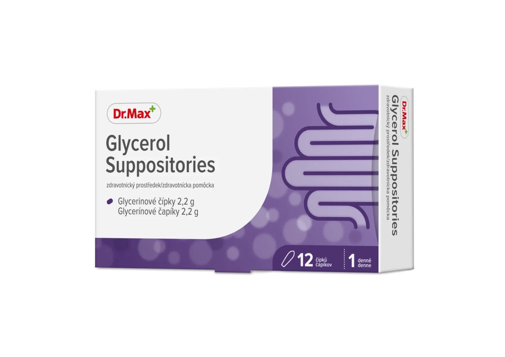 Dr. Max Glycerol Suppositories 2,2 g 1×12 ks