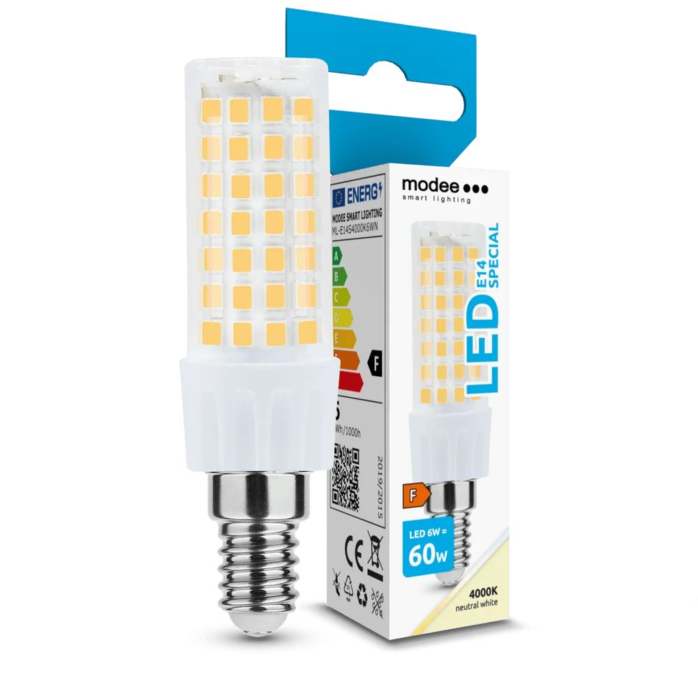 Modee Lighting LED Special Ceramic keramická žiarovka E14 6W neutrálna biela (ML-E14SC4000K6WN)