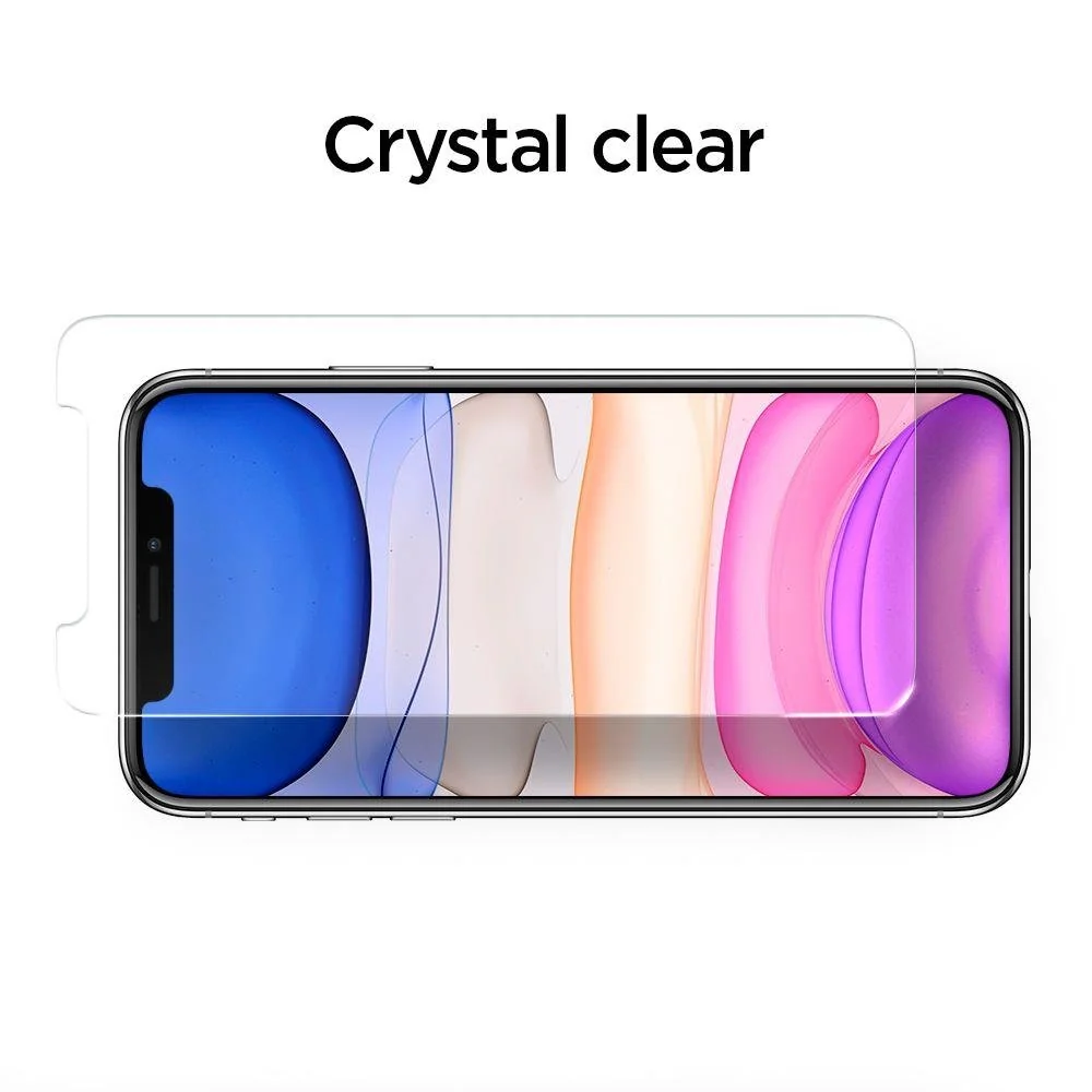 Spigen Glas.Tr Full Cover ochranné sklo na iPhone 11 / XR, čierne 