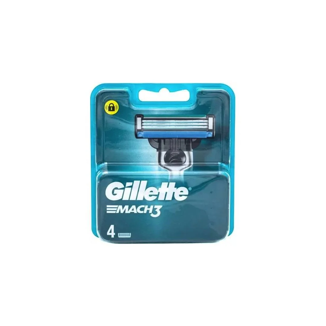 GILLETTE MACH 3 náhradné hlavice 4ks