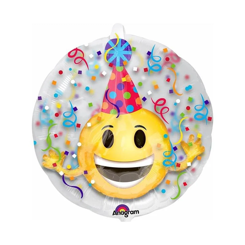 Amscan Fóliový balón Smiley Party 60cm 