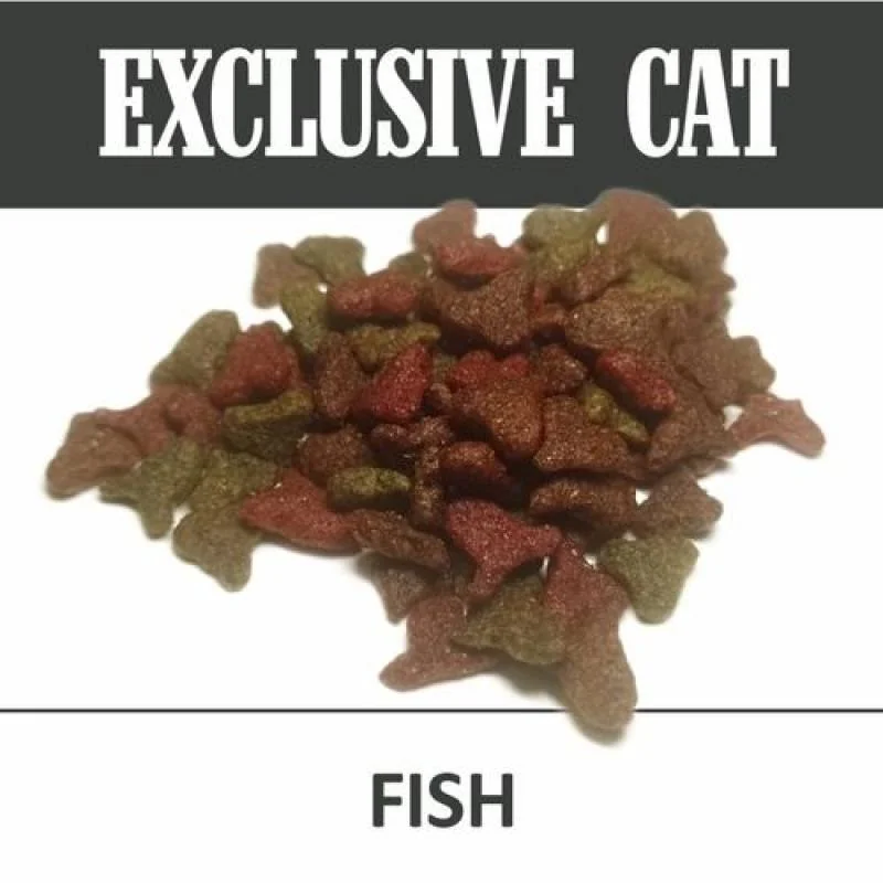 DELIKAN EXCLUSIVE CAT Fish 10kg Krmivo pre vonkajšie a vnútorné mačky s rybou 