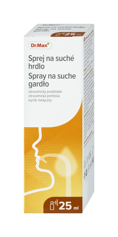 Dr. Max Sprej na suché hrdlo 1×25 ml, sprej na suché hrdlo