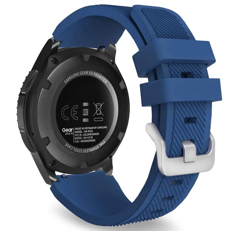 BStrap Silicone Sport remienok na Huawei Watch GT3 46mm navy