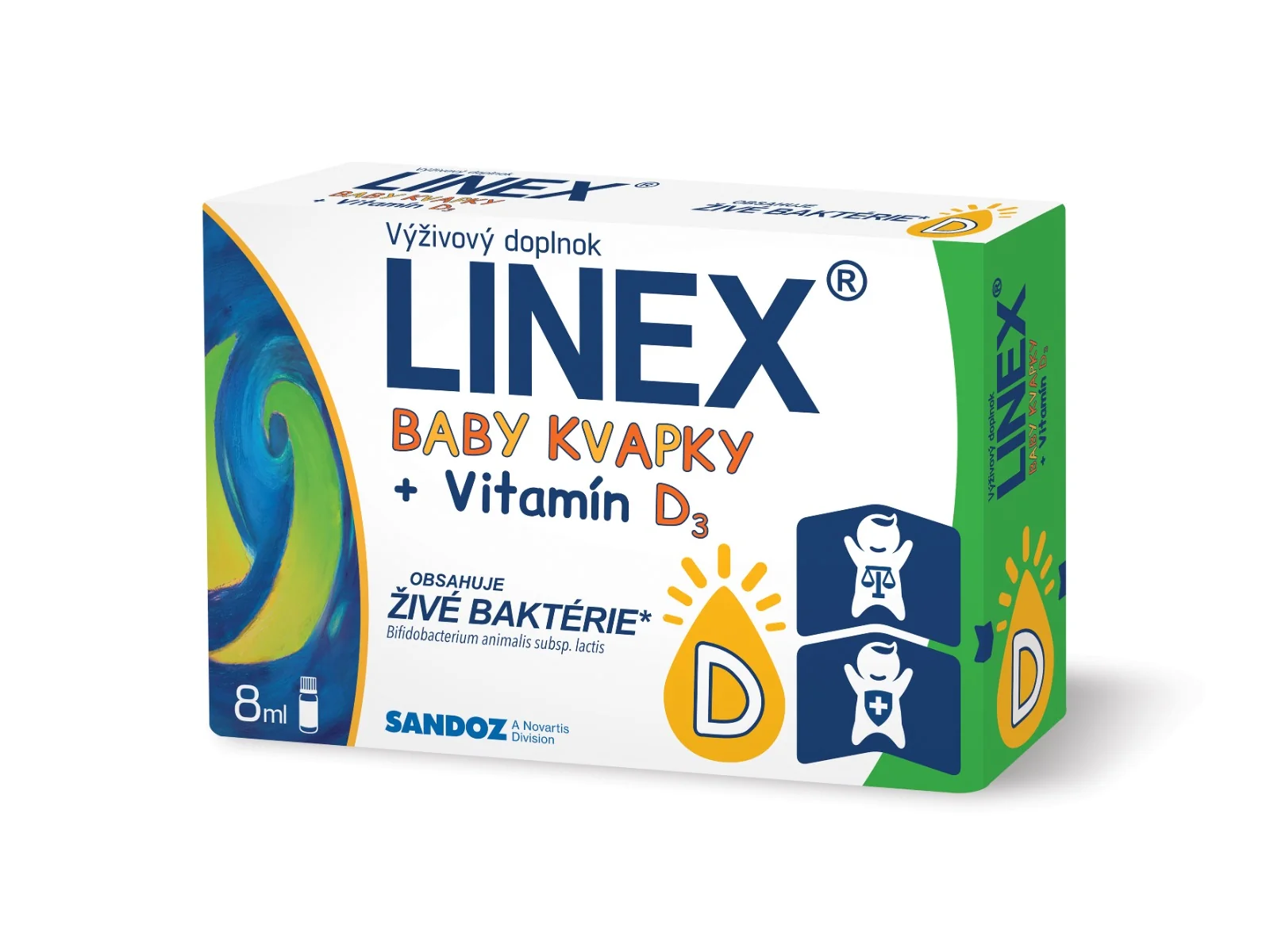 LINEX BABY KVAPKY + Vitamín D3