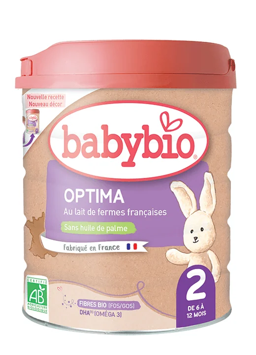 BABYBIO OPTIMA 2 dojčenské bio mlieko (800 g)