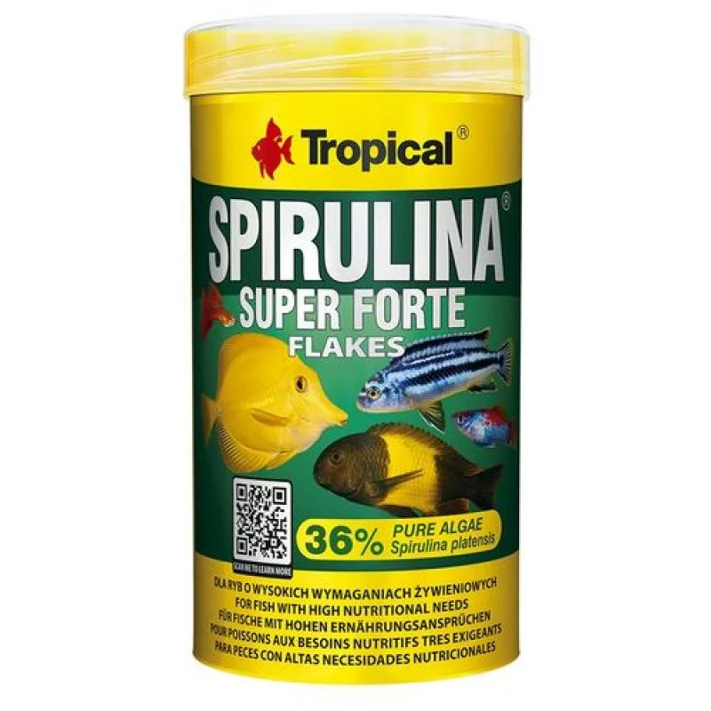 TROPICAL Super Spirulina Forte 1000ml/200g rastlinné krmivo so spirulinou