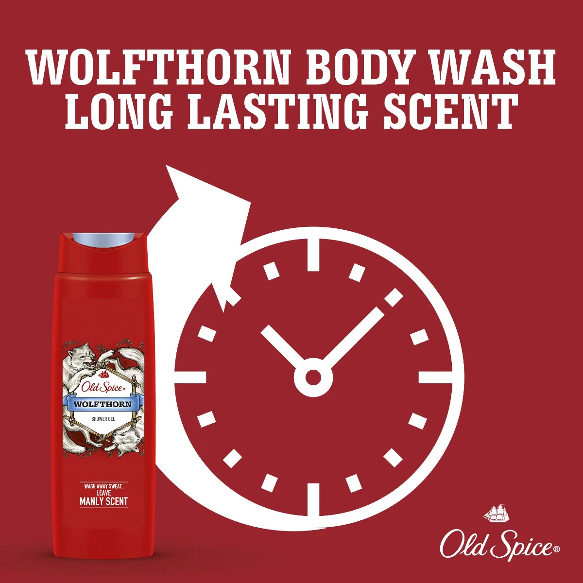 OLD SPICE SPRAY WOLFTHORN 1×150 ml, dezodorant