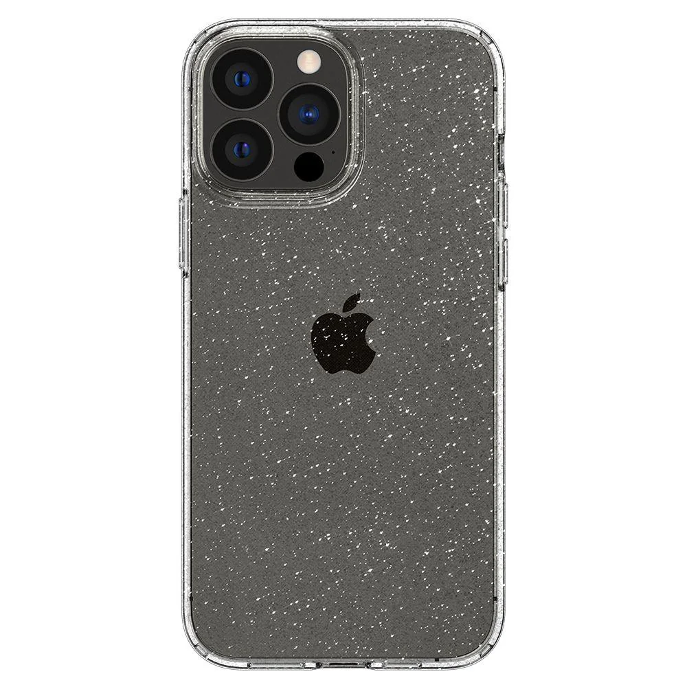 Spigen Liquid Crystal silikónový kryt na iPhone 13 Pro, glitter priesv itný