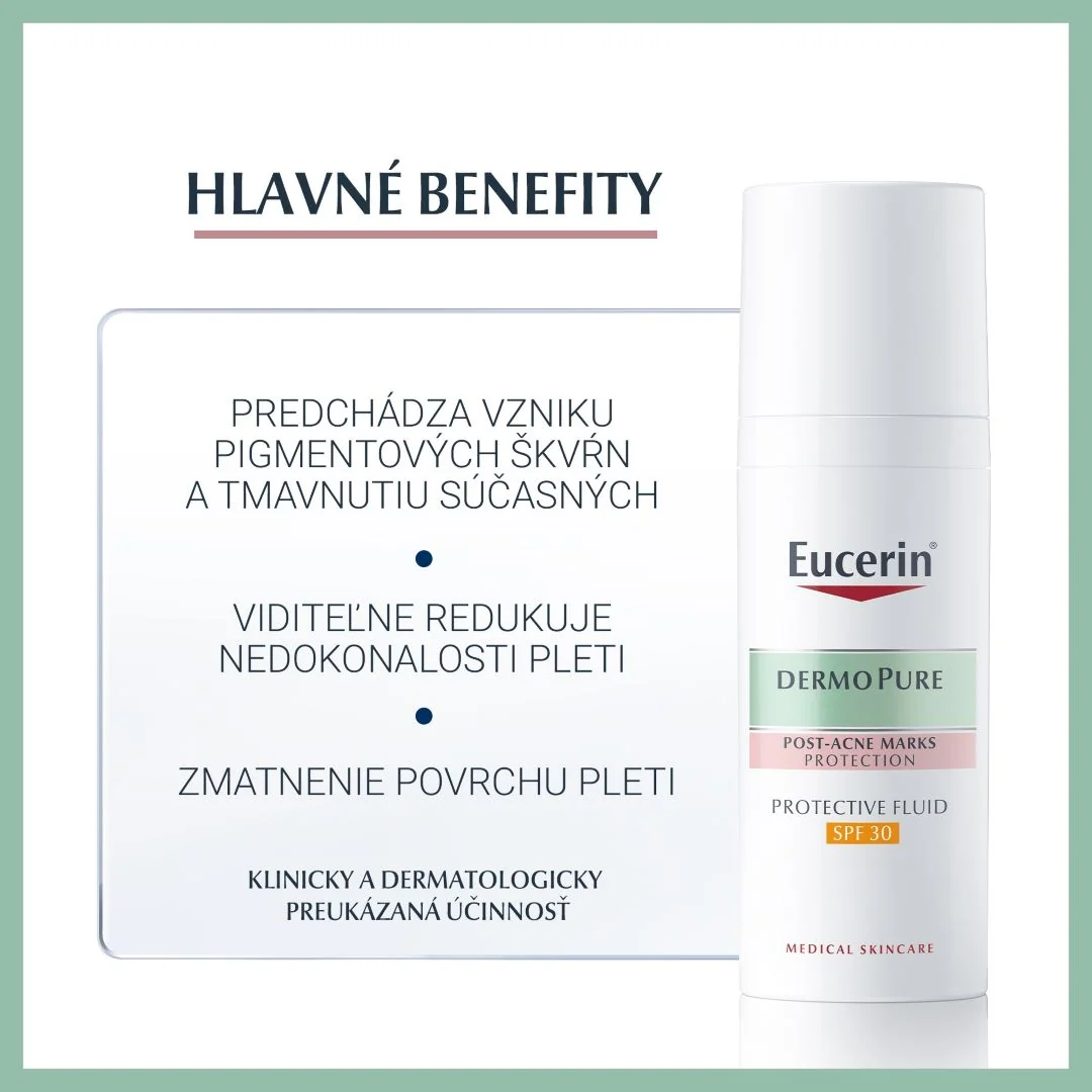 Eucerin DERMOPURE Emulzia SPF30 ochranná, problematická pleť 1x50 ml