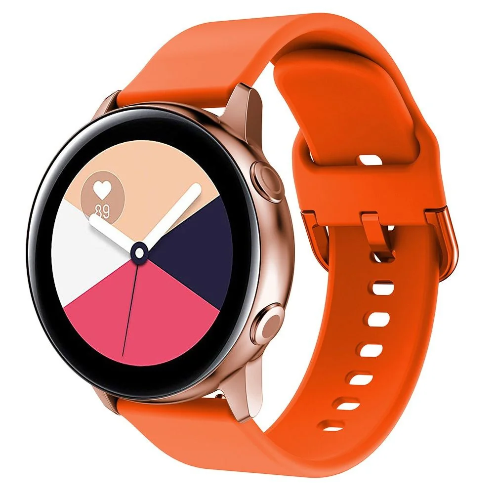 BStrap Silicone V2 remienok na Garmin Vivoactive 5 orange