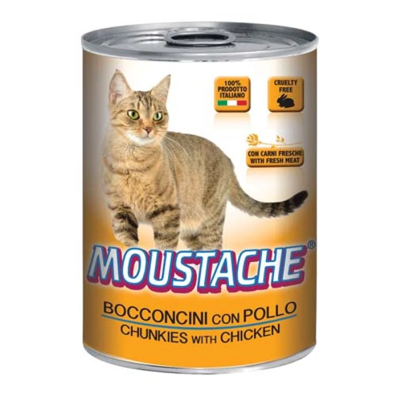 MOUSTACHE Cat Chunks kura 415g pre dospelé mačky