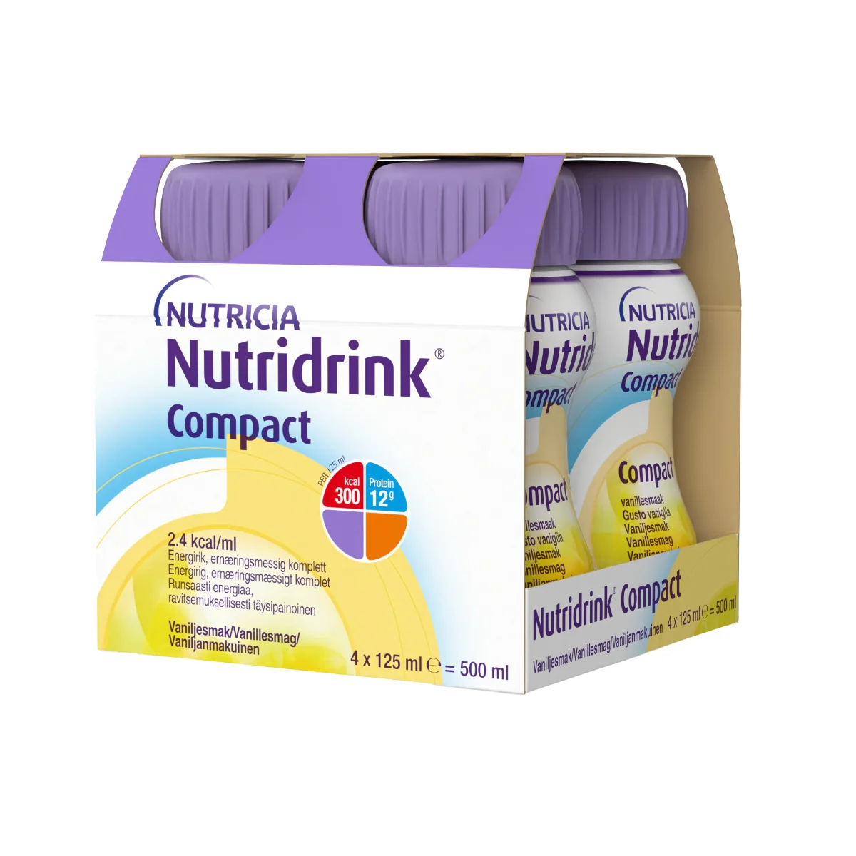 Nutridrink Compact s vanilkovou príchuťou