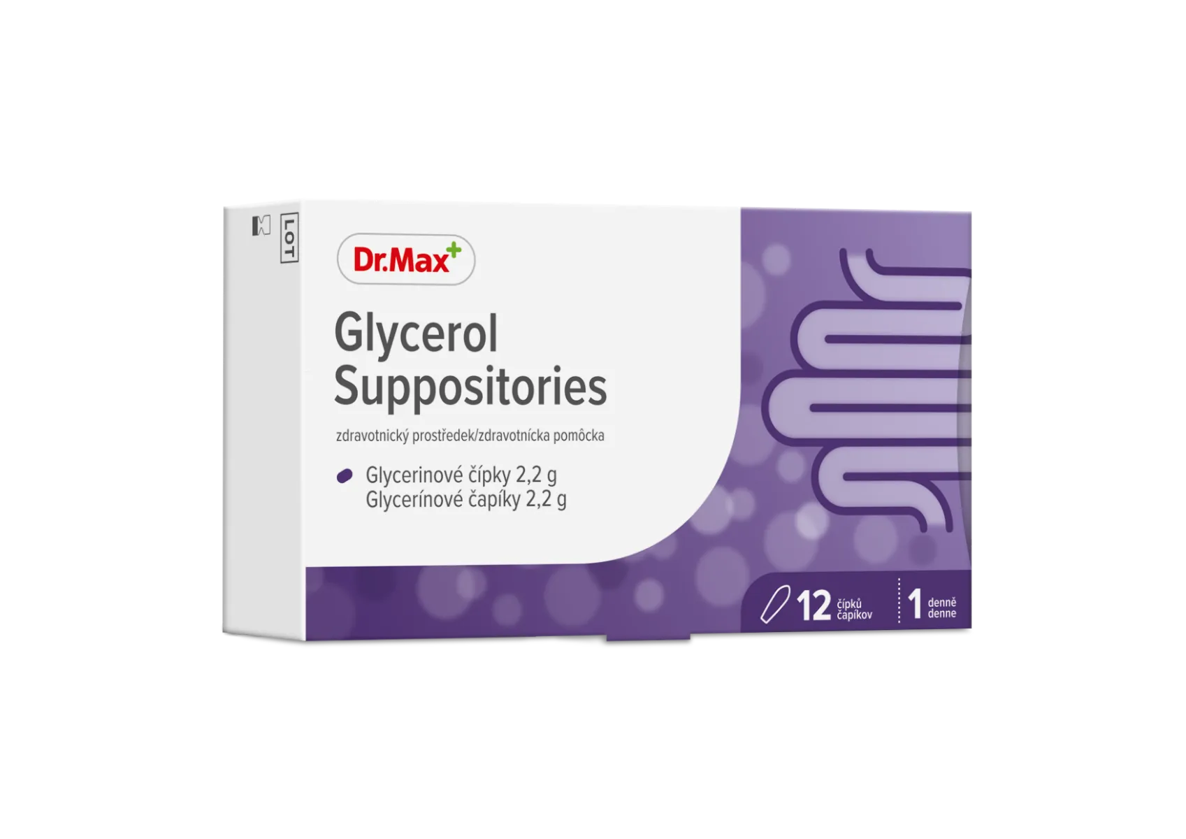 Dr. Max Glycerol Suppositories 2,2 g 1×12 ks