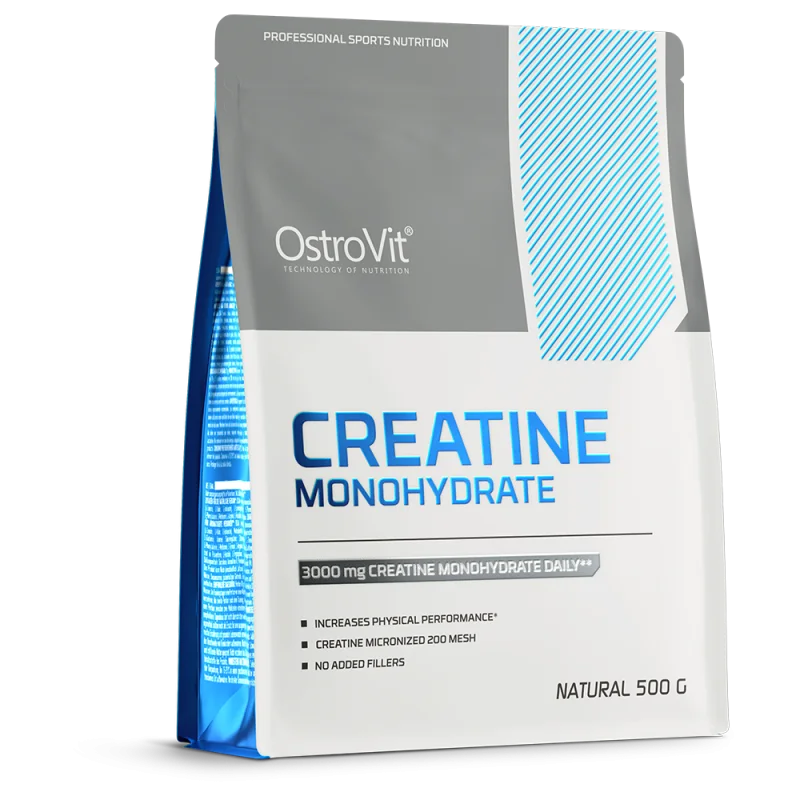 OstroVit Creatine Monohydrat, bez príchute, v dvoch veľkostiach (500g a 1000g) Veľkosť 1000g