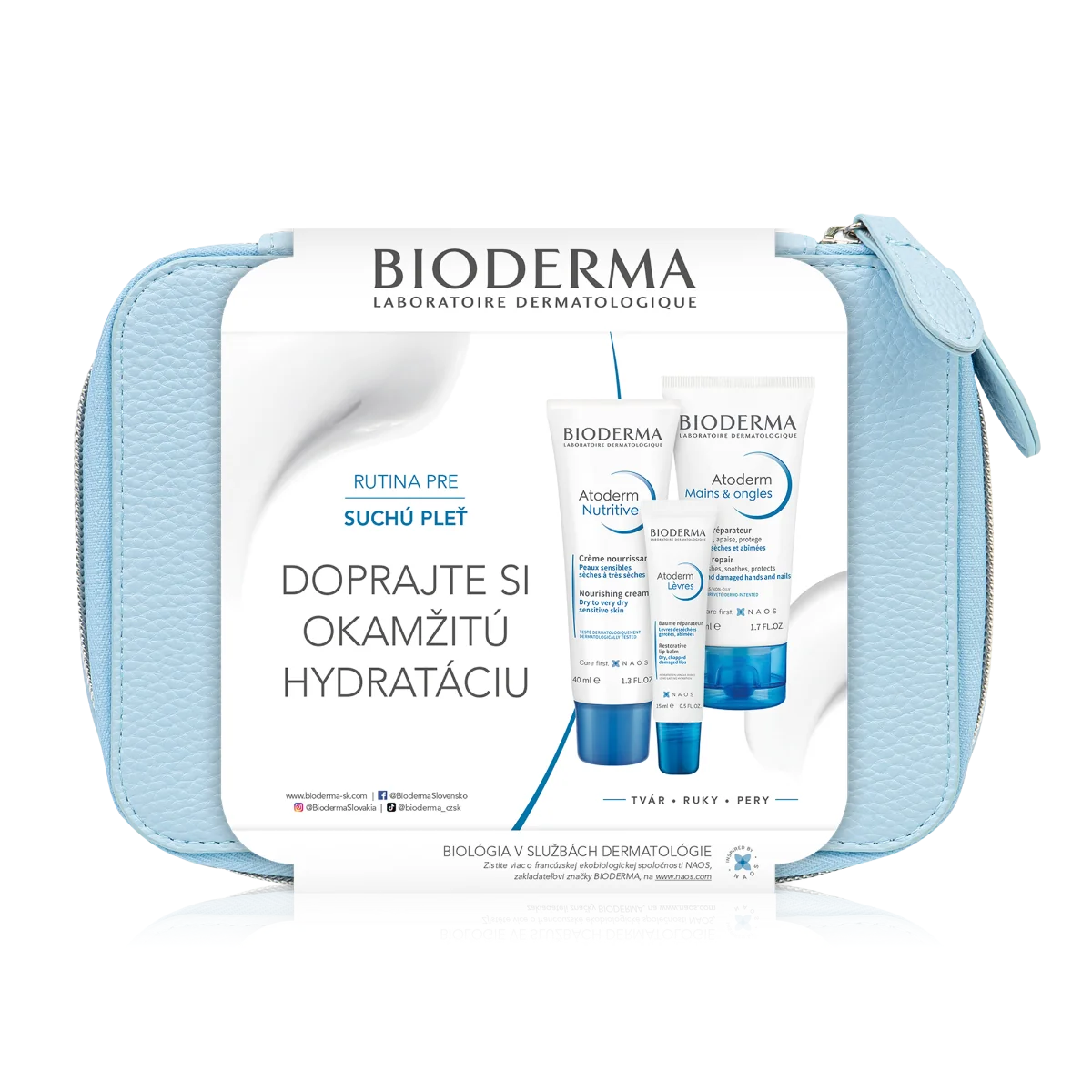 Bioderma Atoderm darčekový balíček pre suchú pleť