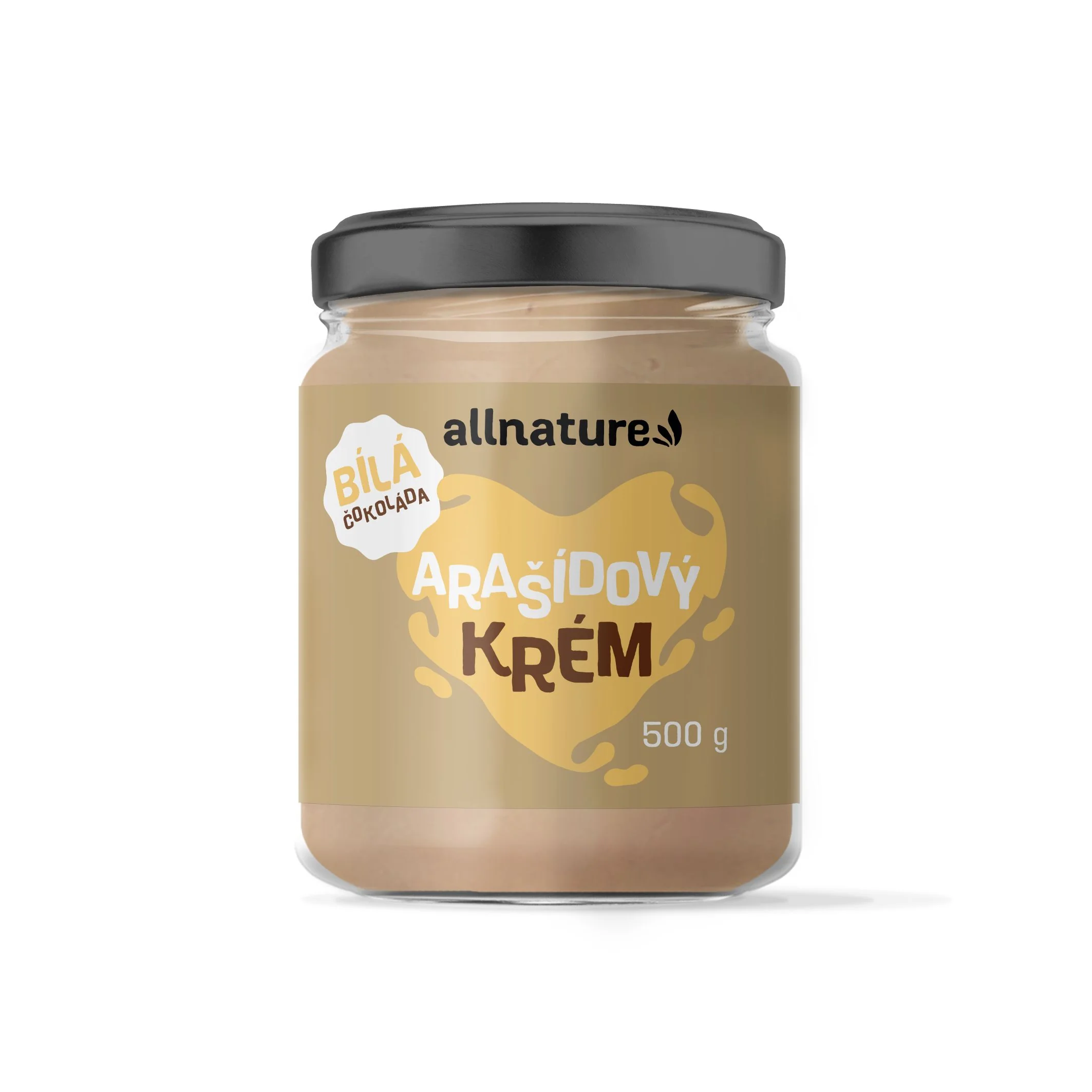 Allnature Arasidovy Krem S Bielou Cokoladou 500g