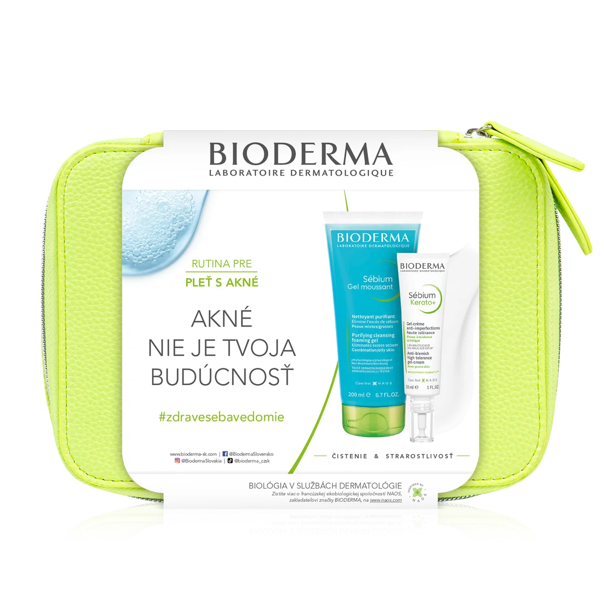 Bioderma Sébium darčekový balíček pre pleť s akné 1×1 ks, darčeková sada