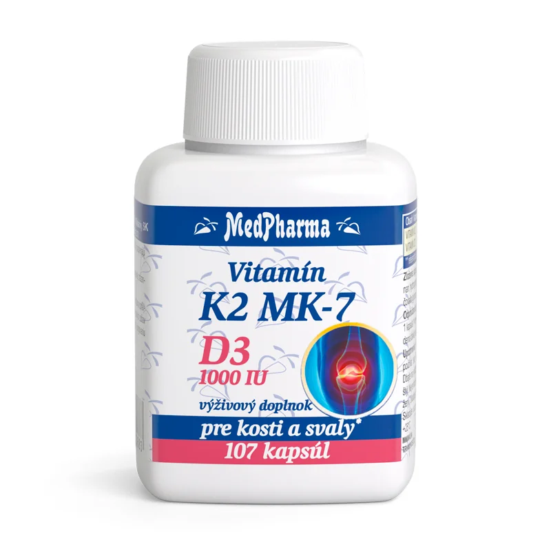 MedPharma VITAMÍN K2 MK-7 + D3 1000 IU