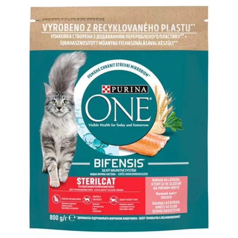 PURINA ONE 800g Sterilcat s lososom