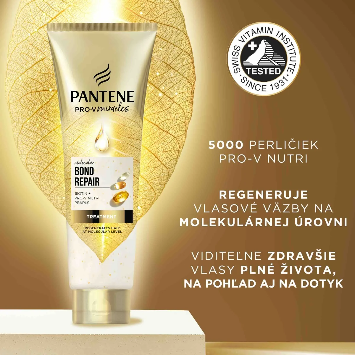 PANTENE MOLECUL.BOND REP.KURA BIOT.SUCH.VLAS 150ML 1×150 ml, kúra na vlasy