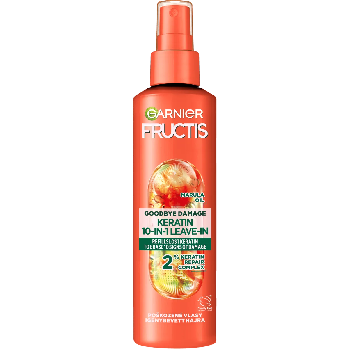 Garnier Fructis Goodbye Damage bezoplachový sprej 10 v 1 s keratínom