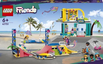 LEGO® Friends 41751 Skatepark "Poškodený obal" 1×1 ks, lego stavebnica, produkt s poškodeným obalom