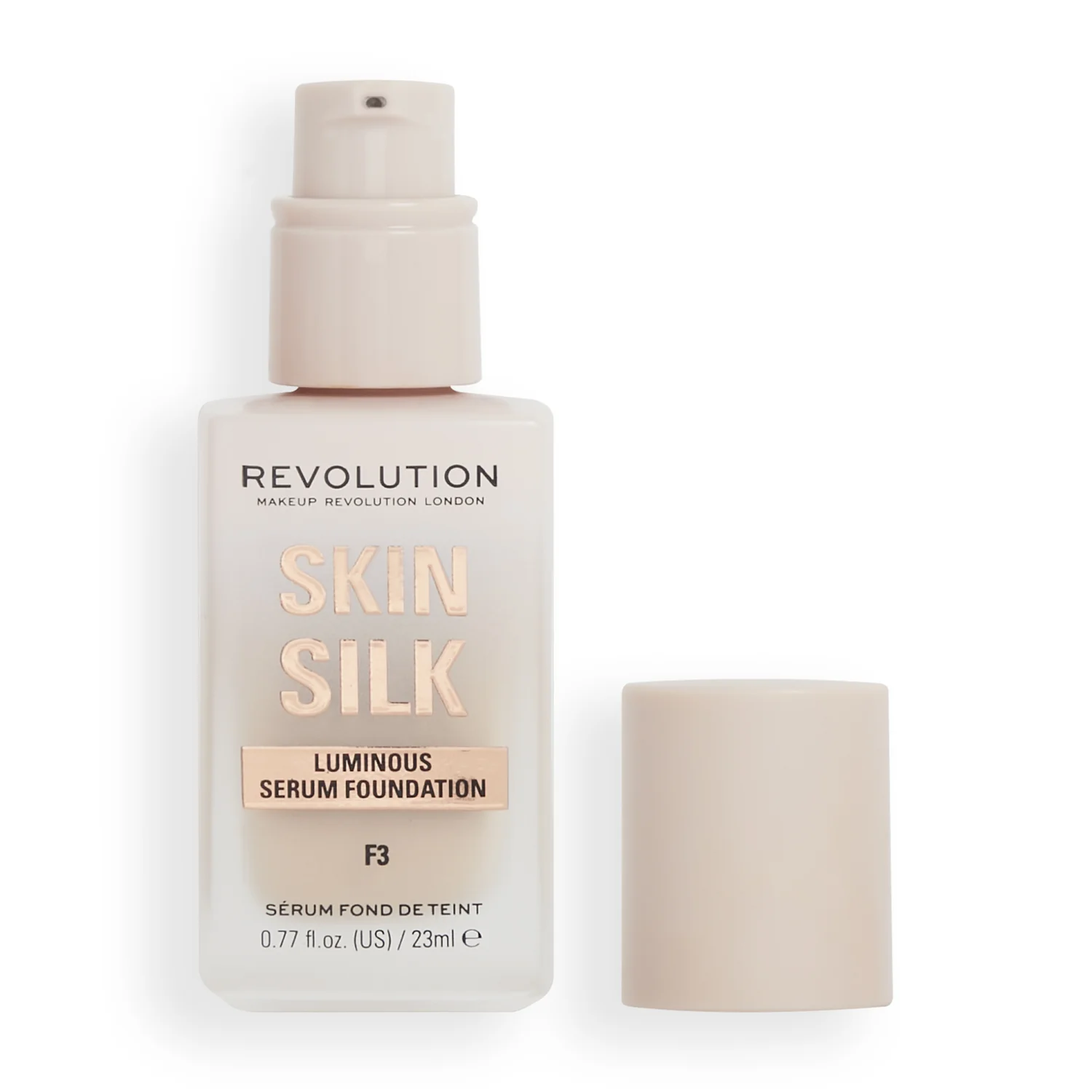 Revolution, Skin Silk Serum Foundation F3 1×23 ml, make-up