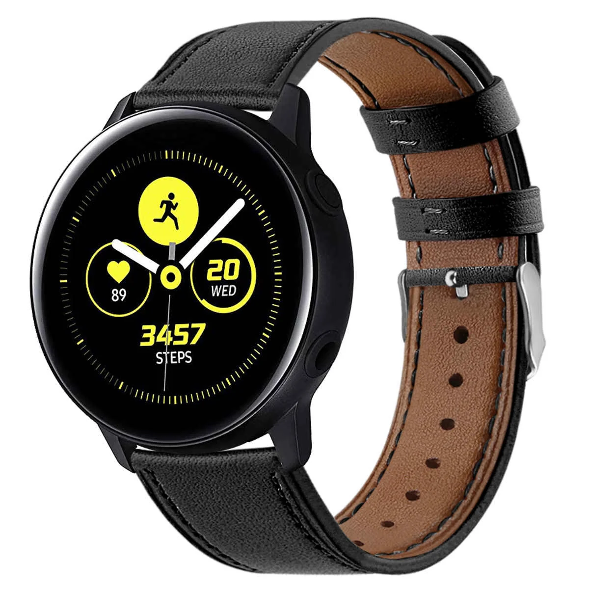 BStrap Leather Italy remienok na Xiaomi Amazfit GTR Mini black