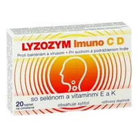 LYZOZYM Imuno C D so selénom a vitamínmi E a K 20 tbl. na cmúľanie