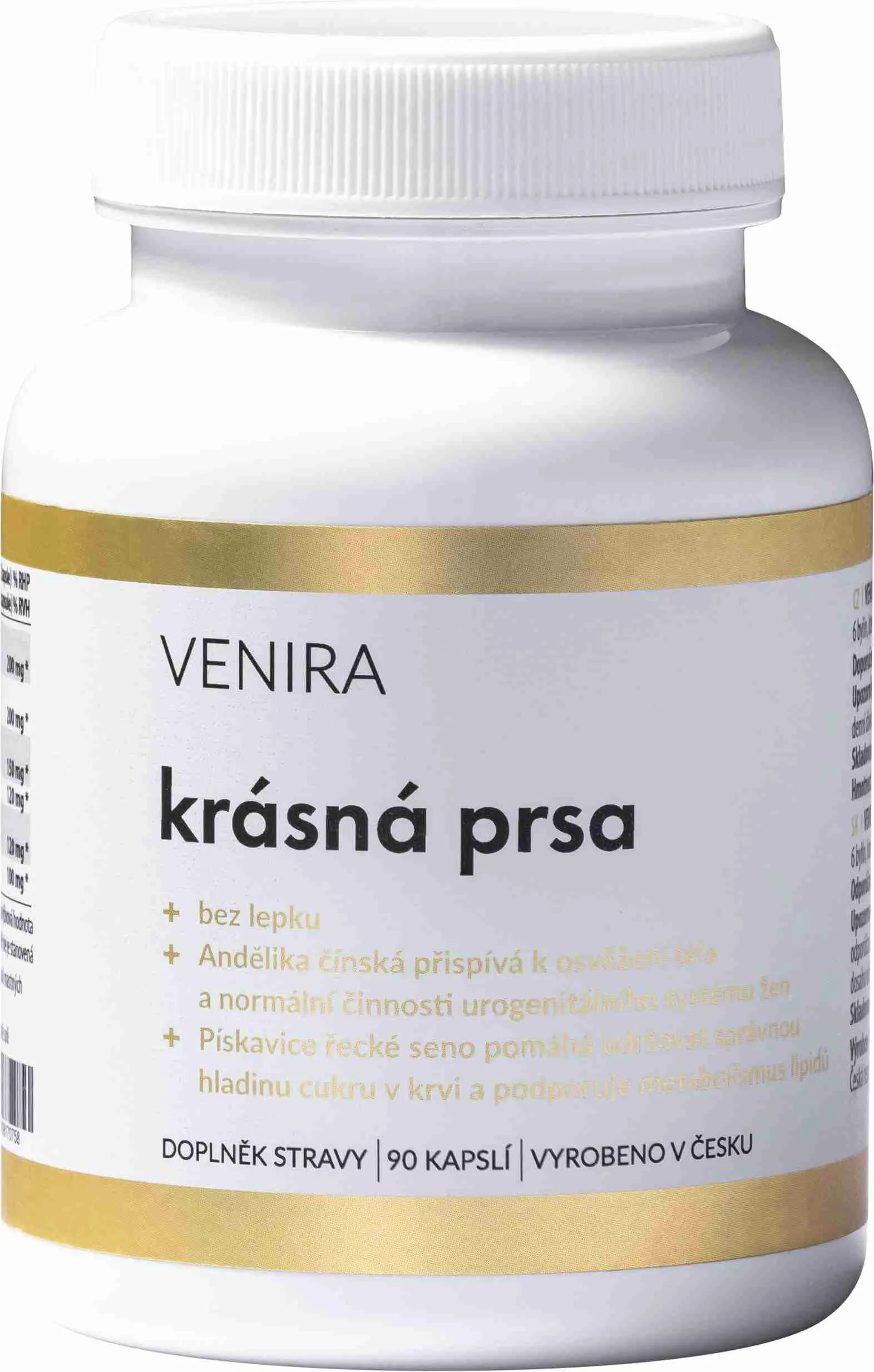 VENIRA Krásne prsia 1×90 cps, doplnok výživy