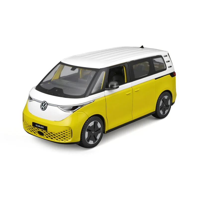 MAISTO - 2023 Volkswagen ID.Buzz, biely, metal žltý, 1:24