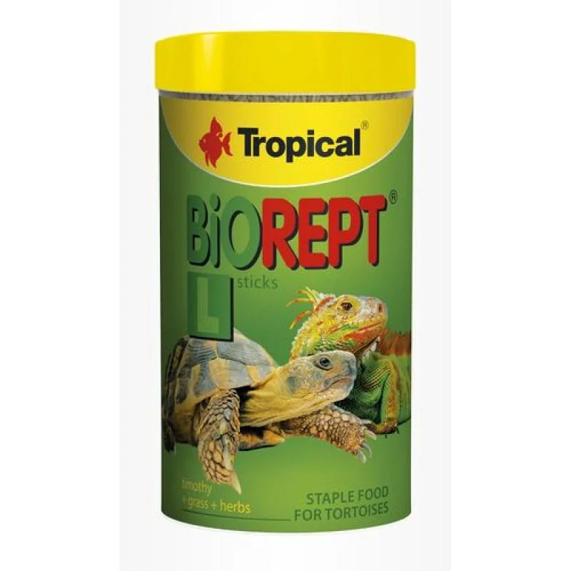 TROPICAL Biorept L 100ml/28g krmivo vo forme tyčiniek pre suchozemské korytnačky 