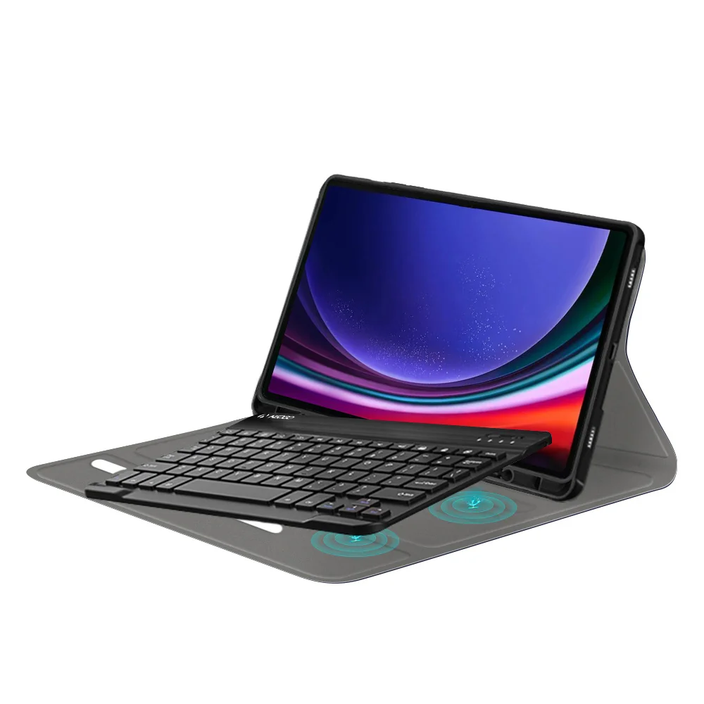 NEOGO Smart Cover Keyboard puzdro na Samsung Galaxy Tab S9 Plus 12.4''2023 čierne