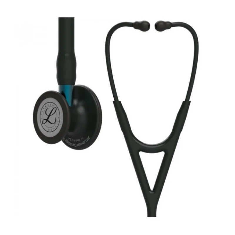 Littmann Cardiology IV Black-Finish, Stetoskop kardiologický, čierny/tyrkys 6201 TOW017538