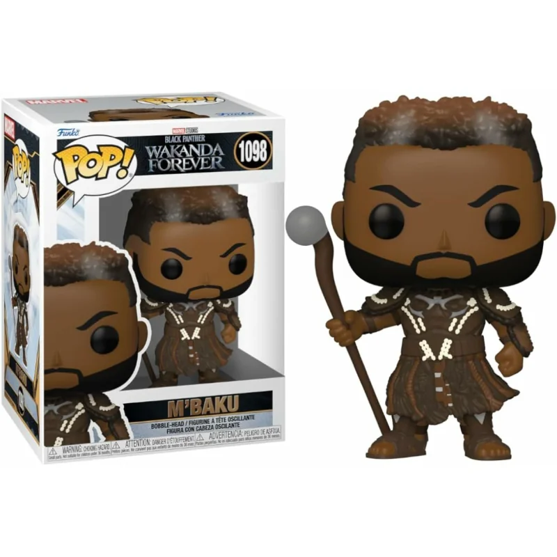 FUNKO POP Marvel: BPWF- M´Baku - Zberateľská figúrka Black Panther 