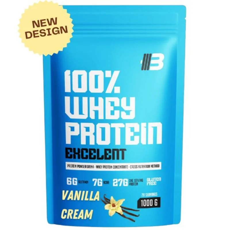 Excelent 100% Whey Proteín - vanilkový krém od BODY NUTRITION - 1000g