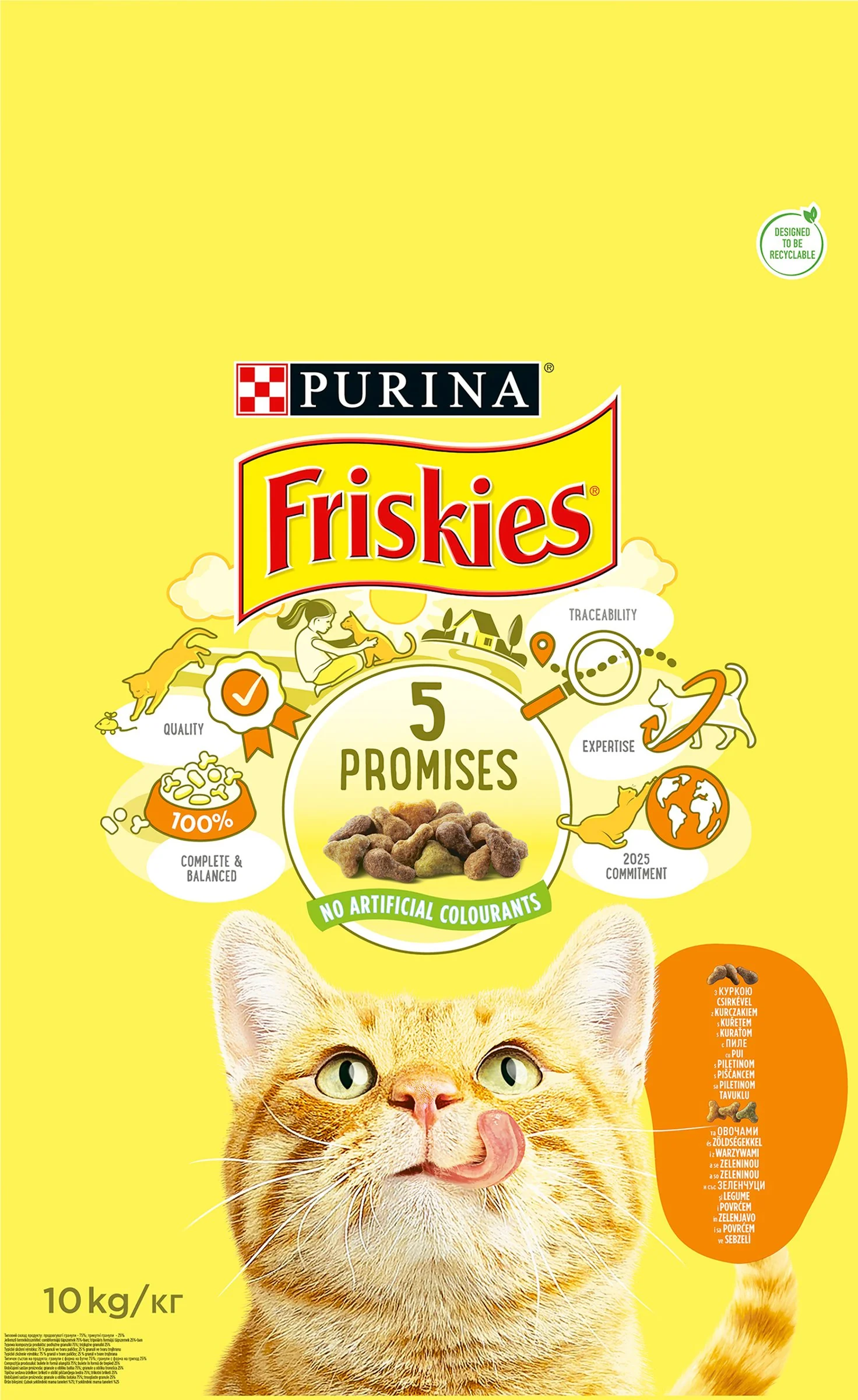 FRISKIES GM 10kg s kuraťom a pridanou zeleninou